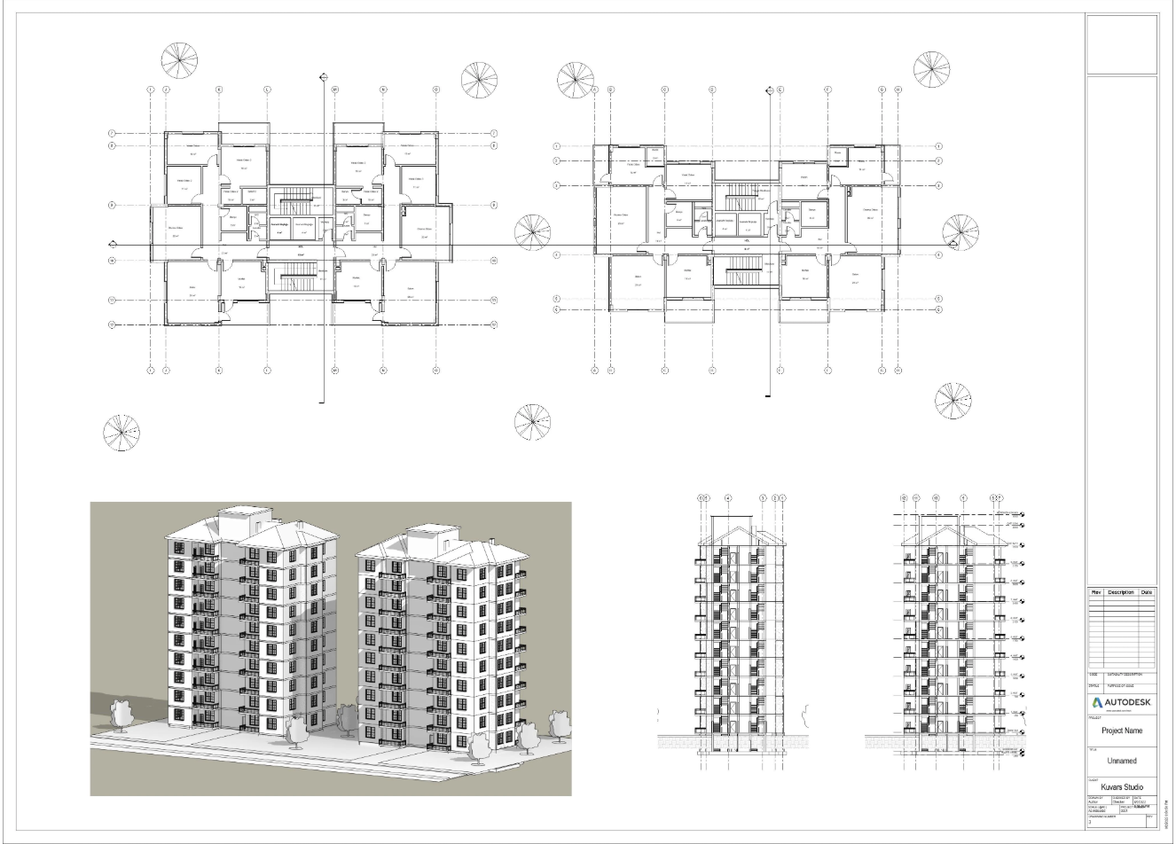 Multi-storey residential study